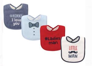 Wholesale Extra Soft Newborn Baby Dribble Bibs , Baby Eating Bib Cotton Poly Terry Fabric from china suppliers
