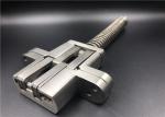 4 Mounting Holes Invisible Cabinet Hinges Stainless Steel Self Closing Spring