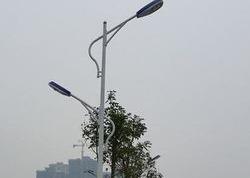 13m Hot Dip Galvanization Aluminum Street Light Poles ST - 52 Commercial Light
