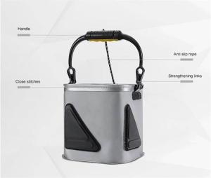 Wholesale Portable Fishing Water Pail for Camping Traveling Hiking Fishing Boating Gardening with 4.5 Meters Rope from china suppliers