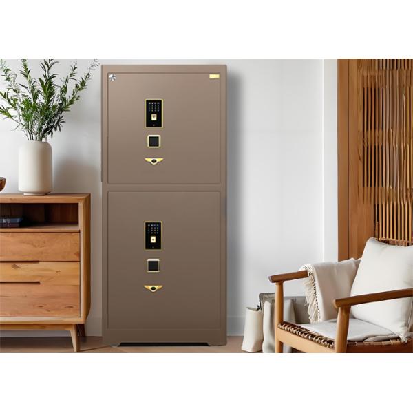 Biometric Fingerprint Lock Jewelry Safe Box Watch Winder Double Compartment H1680mm