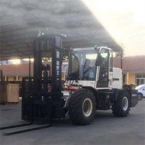 Wholesale 3.5 Ton 3 Ton 3000 Kg Off Road Fork Truck 4x4 4wd Diesel Rough Terrain Forklift With Cab / Epa from china suppliers