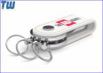 Leather Key Chain Swivel 4GB Pen Drive 3D Debossed Logo USB Memory Stick