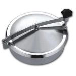 Normal Pressure Stainless Steel Manhole Cover , Tank Round Manhole Cover