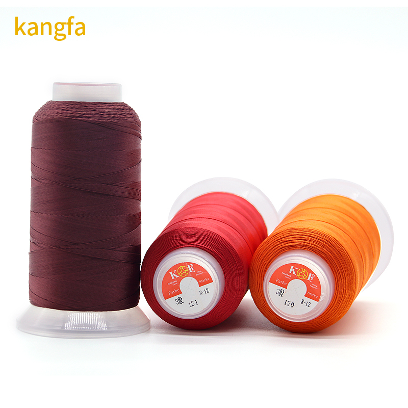Kangfa 1mm Twisted Nylon Thread Polyester Sewing Thread for Upholstery Pattern Dyed