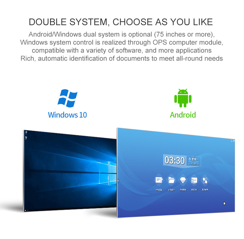 Conference Tablet Digital Touch Screen Interactive Whiteboard For Online Teaching