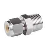 316 Stainless Steel 3/8 Inch Npt 1/2 Compression Fitting Swagelok Male Coupler