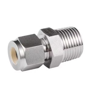 Wholesale 316 Stainless Steel 3/8 Inch Npt 1/2 Compression Fitting Swagelok Male Coupler Parker Fitting from china suppliers