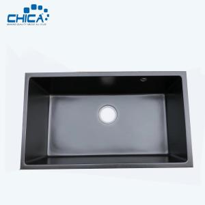 Wholesale Quartz Kitchen Sink Granite Composite Kitchen Sink Single Bowl Topmount Granite Kitchen Sink For House from china suppliers