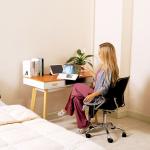 0.157m3 Height 75cm Solid Wood Computer Desk MDF Board Finger Joined