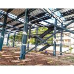 Galvanized Anti Rust Metal Manufacturing Plant With Steel Structure Building