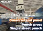 Hydraulic Punching Line End Tail Plates Highway Guardrail Forming Machine 3–4mm