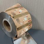 Laminated Custom Printed Food Grade Aluminum Foil Easy Tear Roll Film Food