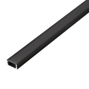 Wholesale Thin Black LED Strip Profile , Cinema LED Aluminum Channel With Cover OEM from china suppliers