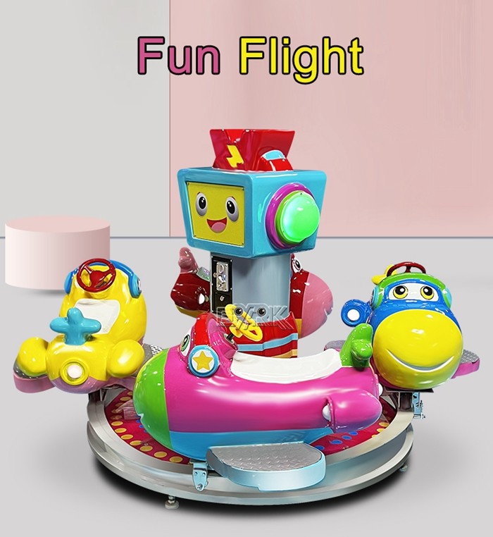 Coin Operated Kiddy Ride Machine Amusement Carousel Ride