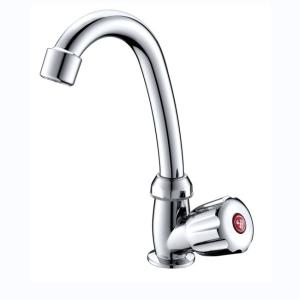 Wholesale Office Building Chrome Surface Finishing ABS Health Swan Neck Faucet For Kitchen Sink from china suppliers