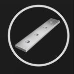Suspended Aluminum Extrusion Channel Profiles Housing Anodized For LED Strip