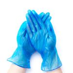 Disposable Vinyl Glovees Hand Blue Food Service PVC Glovees Powder Free Cleaning