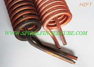 ISO Outer Dia 19.05MM Finned Tube Coils Copper Or Copper Nickel