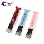 Factory Direct Customized logo stainless steel cute cartoon plastic PS handle