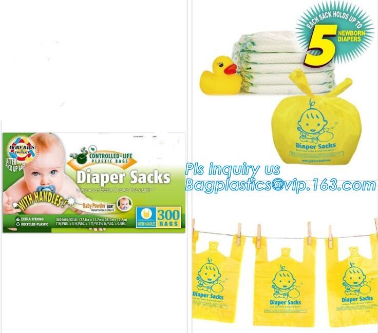 Garbage bag Dog poop bags T-shirt Plastic bag Laundry bags trash bag Nappy Sacks Produce bag die cut/loop handle bags Dr
