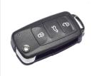 Skoda 3 Button Flip Car Remote Key 3t0 837 202 H Id 48 Chip 433 Mhz