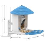 IP66 Waterproof 4MP Smart Bird Feeder 2.5L Wildlife Smart Bird Camera