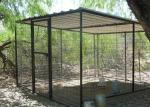 Galvanized bird aviary cage