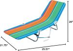 Modern Outdoor Hotel Floor Portable Swimming Pool Folding Chaise Lounge Chair