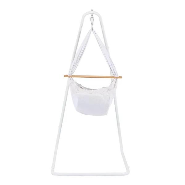 Hotel Height Adjustable Solid Steel Construction Hanging Hammock Chair Stand at
