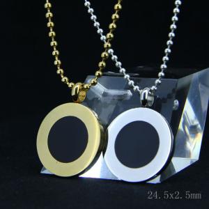 Wholesale Fashion High Quality Fashion Stainless Steel Round Shapped Necklace Pendant LPR256 from china suppliers
