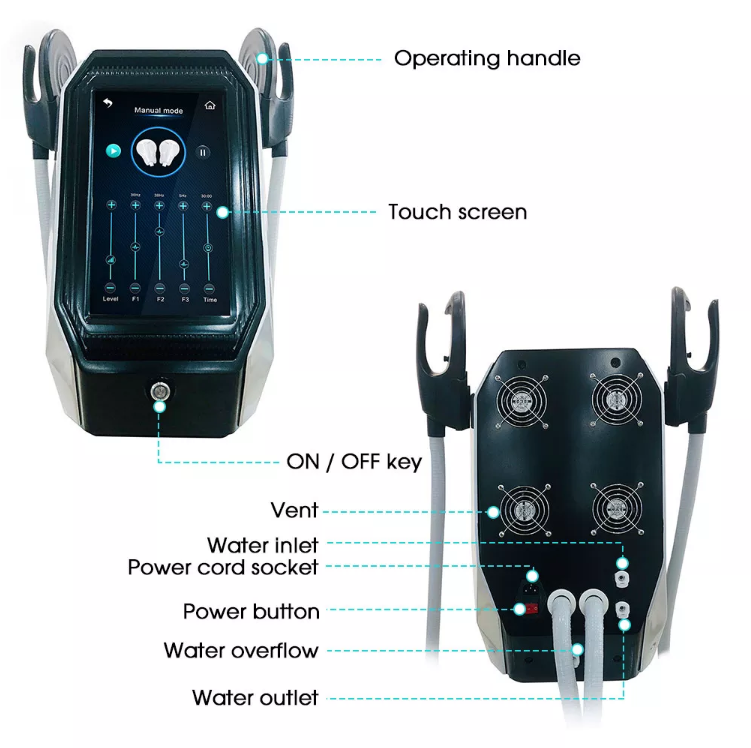 Muscle Stimulator Body EMShapeing TeslaEMShape Machine 13 Tesla EMS Body Slimming