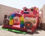EN14960 Commercial Inflatable Slide Kids Candy Bouncy Castle