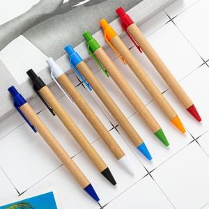 Wholesale Black Ink Ballpoint Pen with Custom Logo Made from Eco-Friendly Bamboo from china suppliers