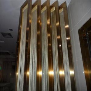 Wholesale Polished Finishes Bronze Stainless Steel Corner Guards 201 304 316 from china suppliers