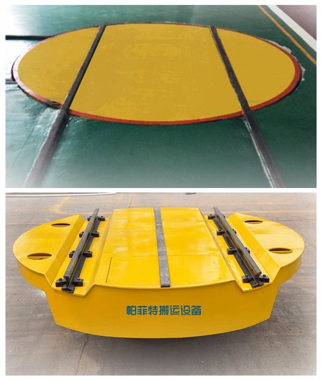 20m/Min Material Handling Turntable 360 Degree Free Rotation Turnplate On Rail Archives
