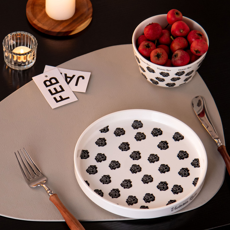 Under Glazed Technique Porcelain Dinnerware Set Ramadan Gift Tableware For 1 Person