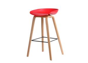 Wholesale Vintage PU Leather Counter Height Stools , Wooden Kitchen Bar Stools from china suppliers