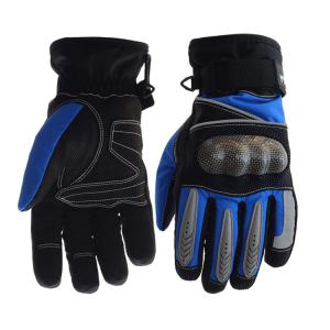 Wholesale Palm - Microfiber Electric Motorcycle Parts Blue / Black Electric Motorcycle Gloves from china suppliers