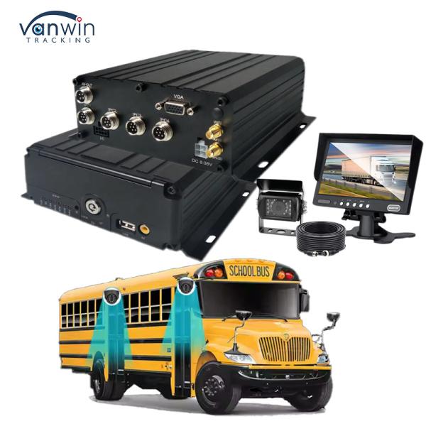 Car Storage Card AHD 1080P 4CH Hard Drive Mobile DVR High Definition Video