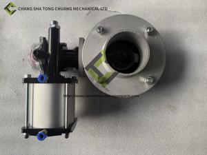 Wholesale Single flange pneumatic butterfly valve of concrete mixing plant fittings V1FS100GBN from china suppliers