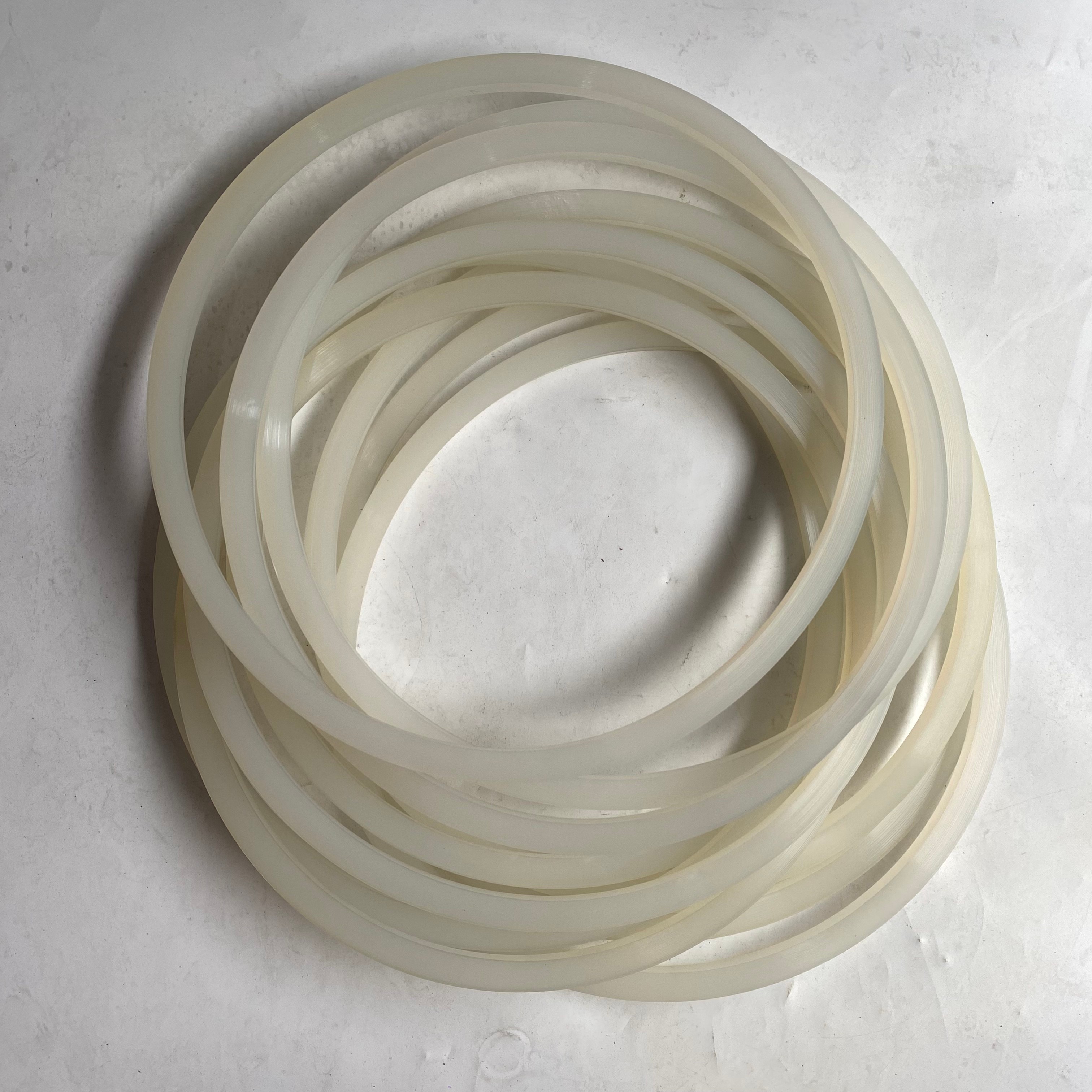 Discharge Seal Ring Polyurethane White Rubber Ring Sany Zoomlion Concrete Pump Truck Accessories