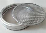 86mm Stainless Steel Mason Jar Lids Round / Square Shape For Filtration