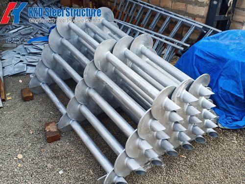 Prefabricated High Strength Metal Galvanized Steel Ground Helical Screw Anchor Bolt