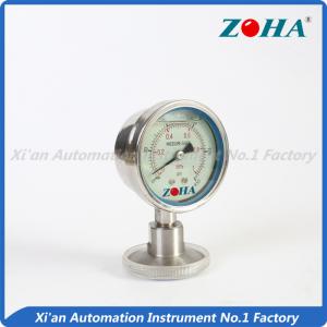 Wholesale Hygeian Diaphragm Pressure Gauge , Rectangle Flanged Pressure Gauge from china suppliers