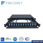 LC SC Rack Installation 24 Fiber Optic Distribution Frame for 48 Port MTP MPO