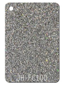 Wholesale 3mm Thick Silver Colored Glitter Acrylic Sheets Custom Gift Box Light Decor from china suppliers