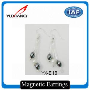 Wholesale Elegant Magnetic Therapy Jewelry Earring With Spring Closure Systems from china suppliers