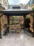 Gazebo 10m x 12m Outdoor Double Hardtop Patio Garden Gazebo Set Steel Aluminum
