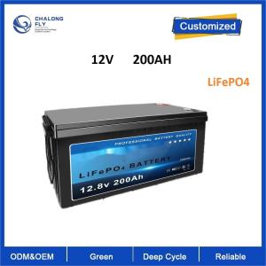 Wholesale 12v LiFePO4 Lithium battery pack 200ah with BMS for Solar Energy RV Truck Camp Boats Forklift from china suppliers